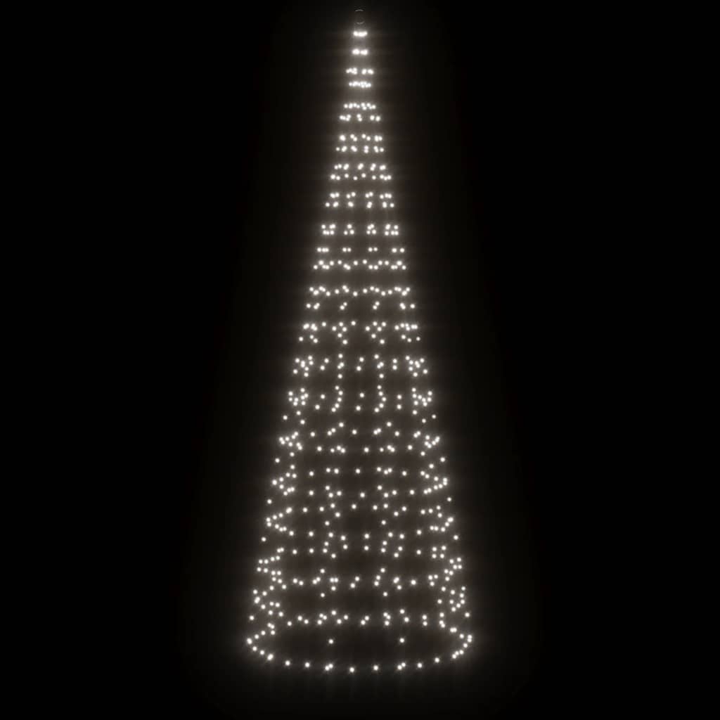 Albero di Natale a LED 550 LED Bianco Freddo 300 cm