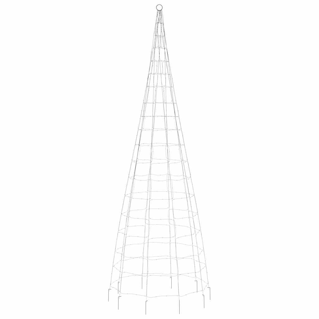Albero di Natale a LED 550 LED Bianco Freddo 300 cm