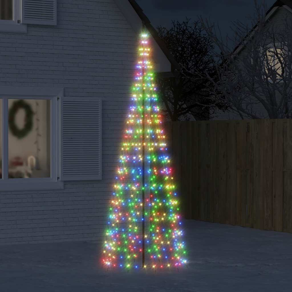 Albero di Natale a LED 550 LED Colorato 300 cm