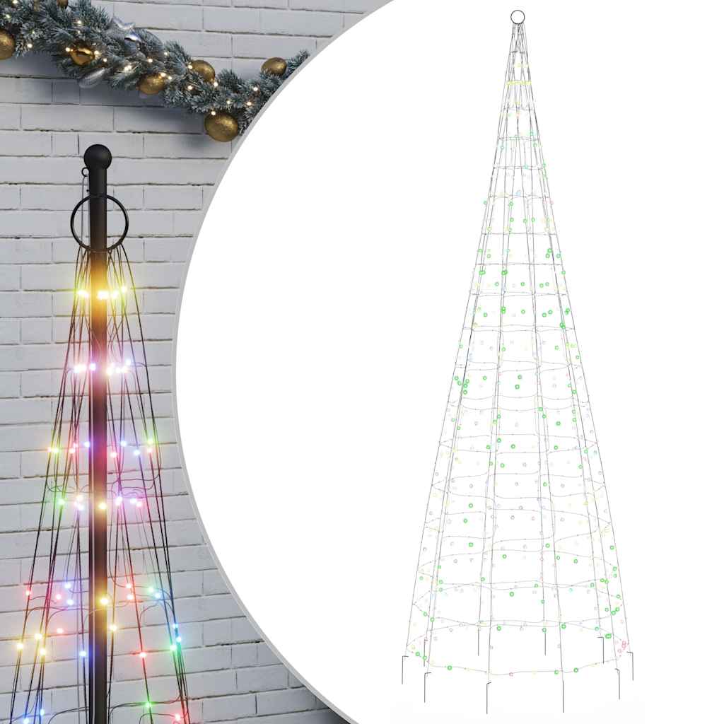 Albero di Natale a LED 550 LED Colorato 300 cm