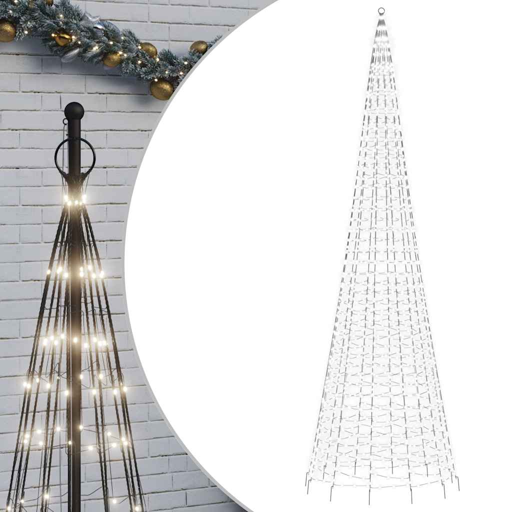 Albero di Natale a LED 1534 LED Bianco Freddo 500 cm