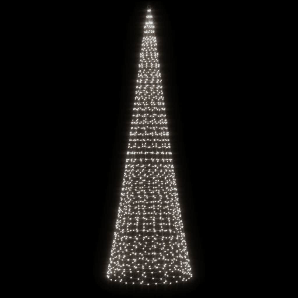 Albero di Natale a LED 1534 LED Bianco Freddo 500 cm