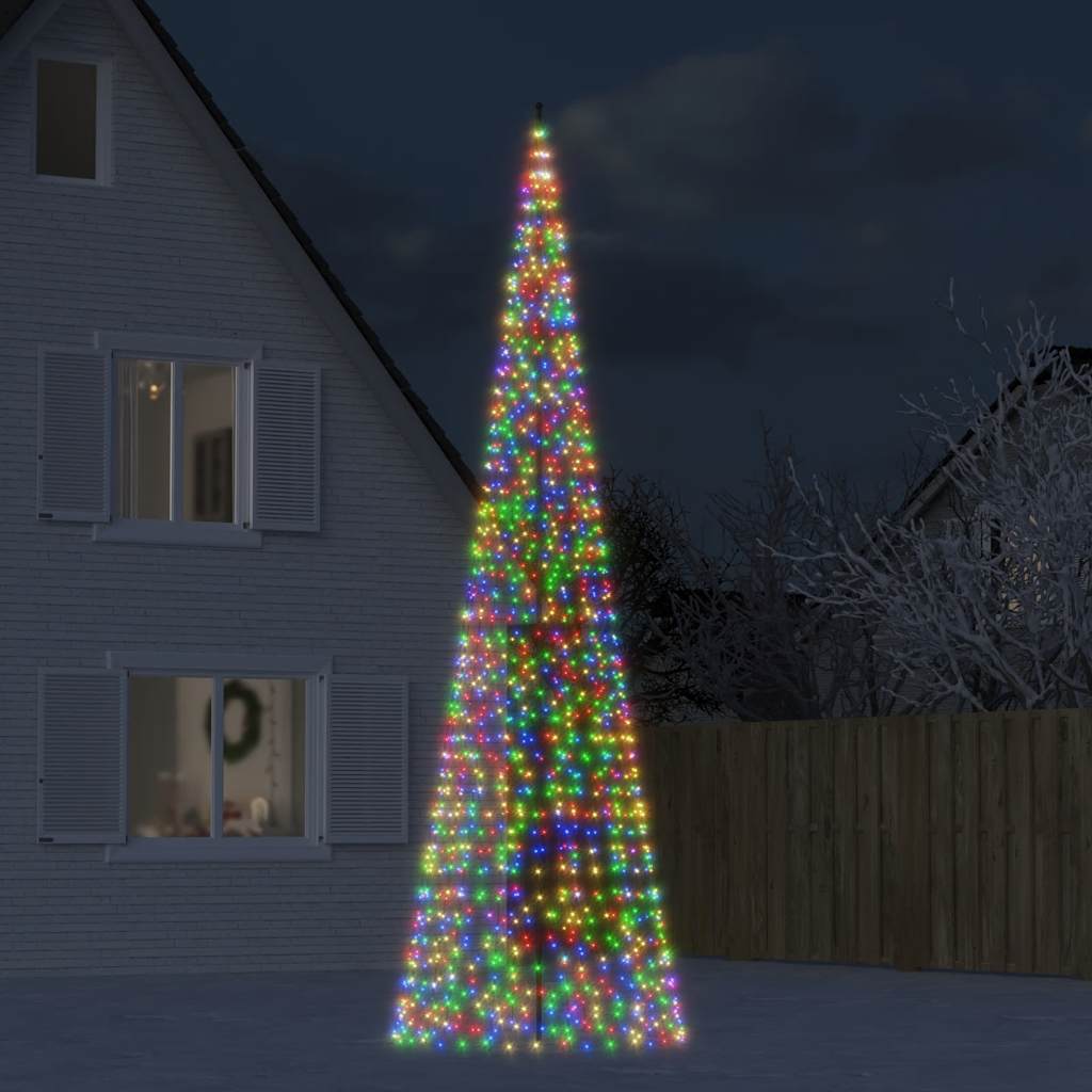 Albero di Natale a LED 1534 LED Colorato 500 cm