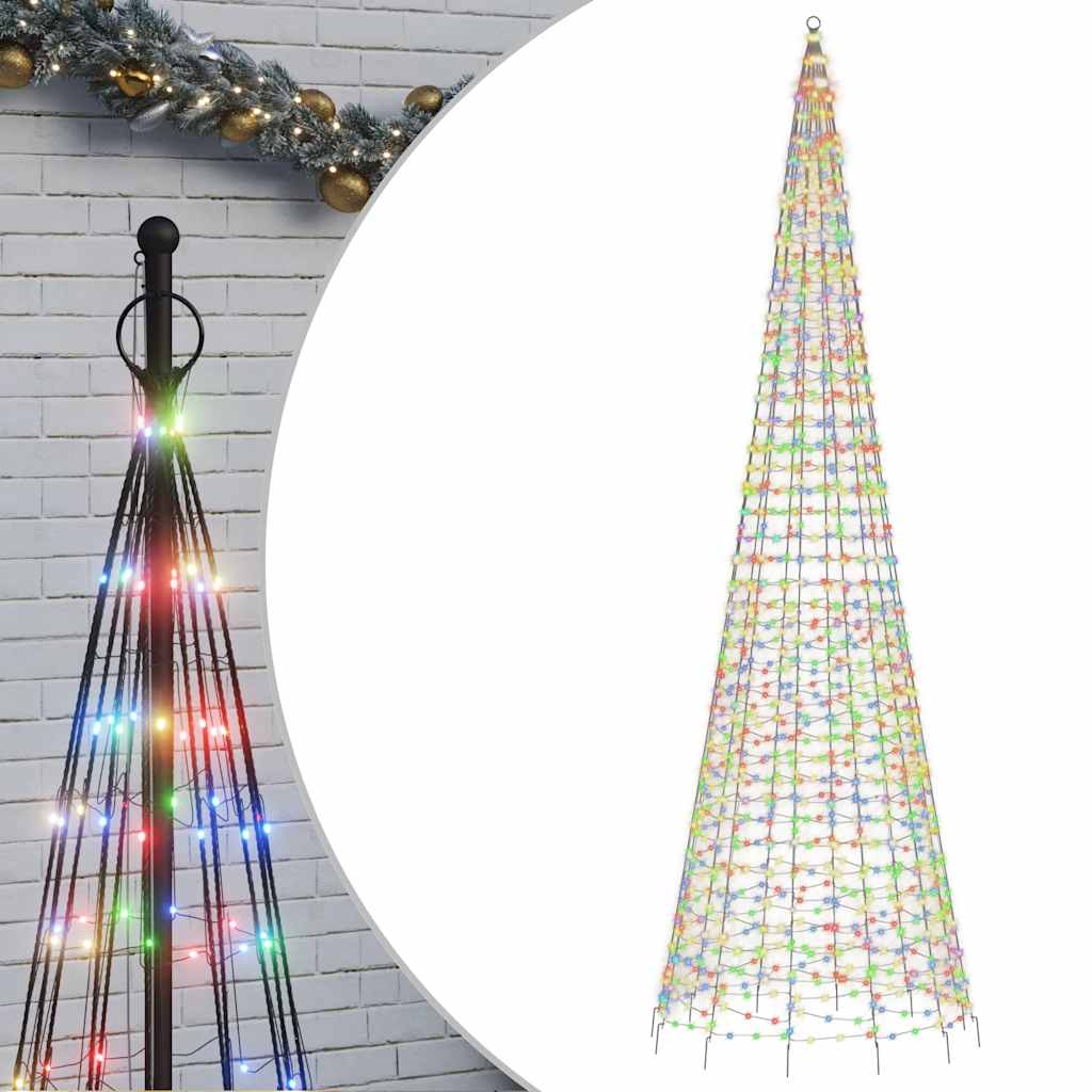 Albero di Natale a LED 1534 LED Colorato 500 cm