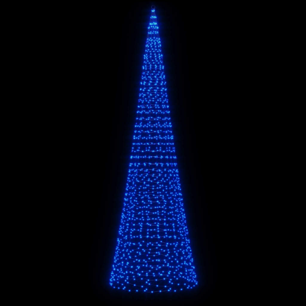 Albero di Natale a LED 1534 LED Blu 500 cm
