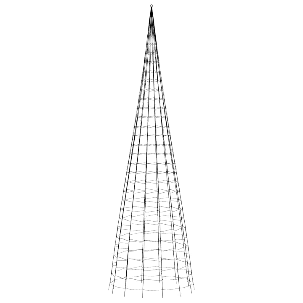 Albero di Natale a LED 3000 LED Colorati 800 cm