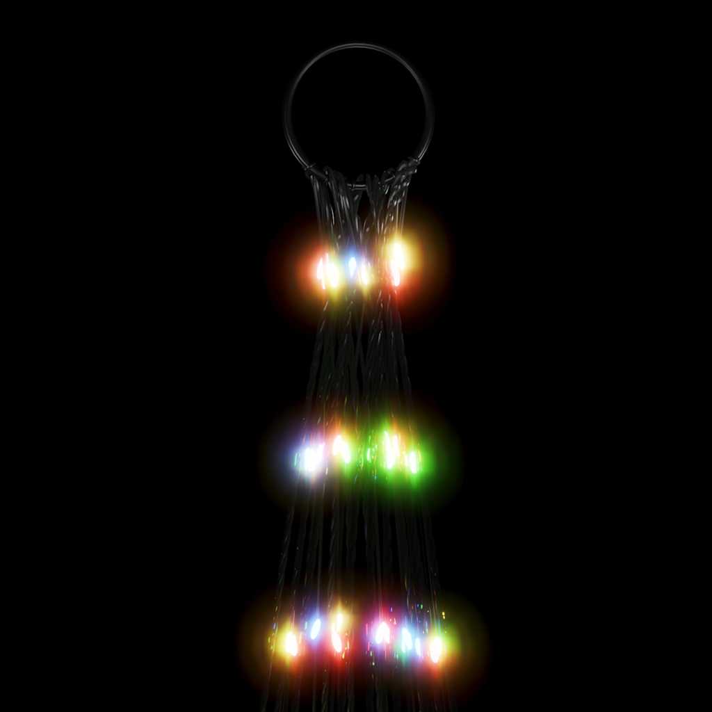 Albero di Natale a LED 3000 LED Colorati 800 cm