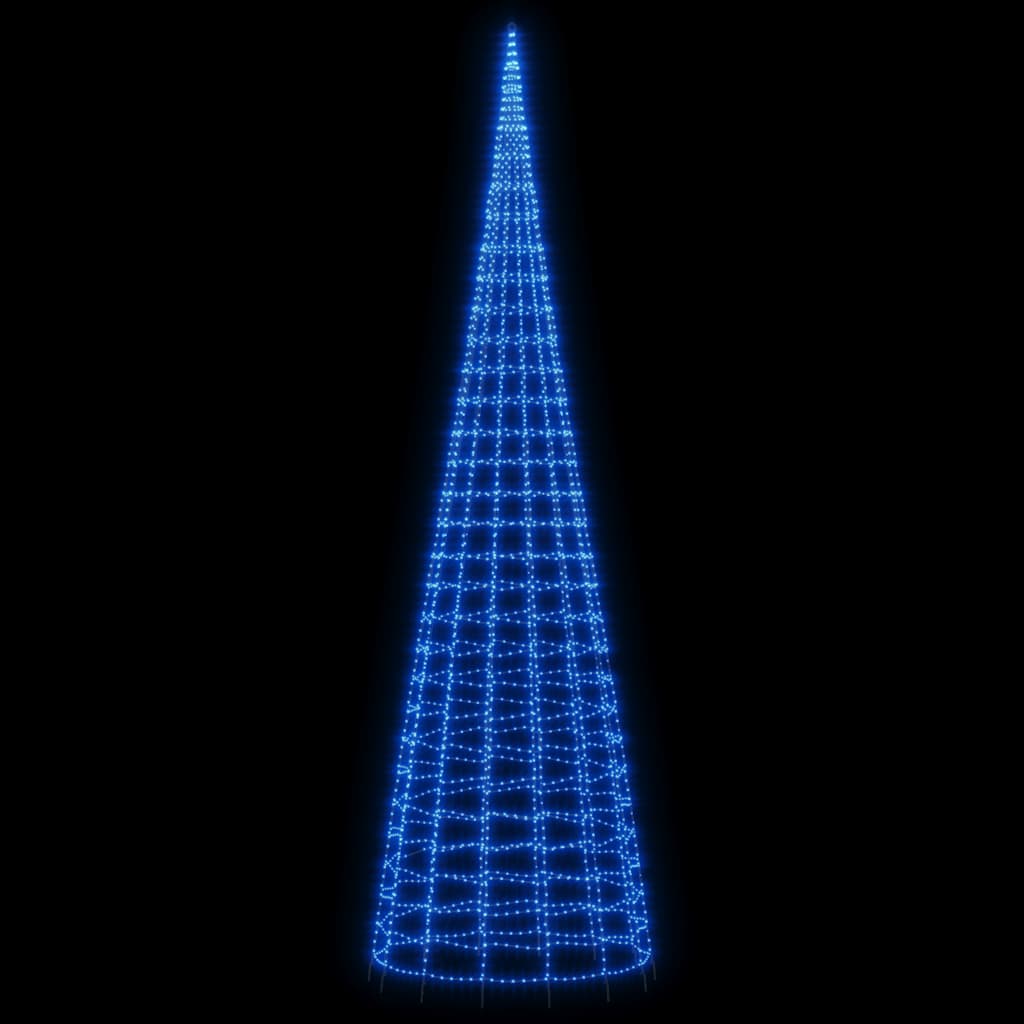 Albero di Natale a LED 3000 LED Blu 800 cm