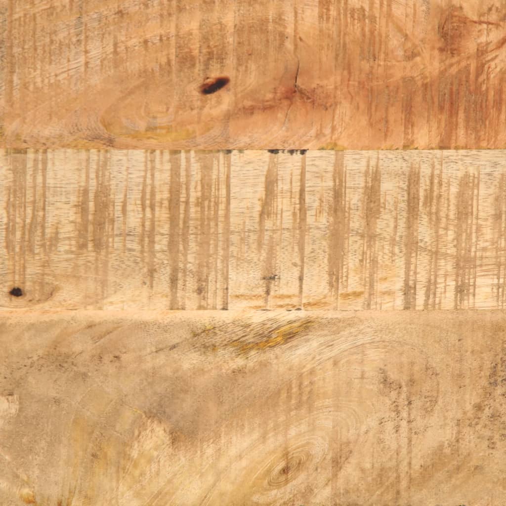 Scarpiera 60x35x53 cm in Legno Massello di Mango Grezzo