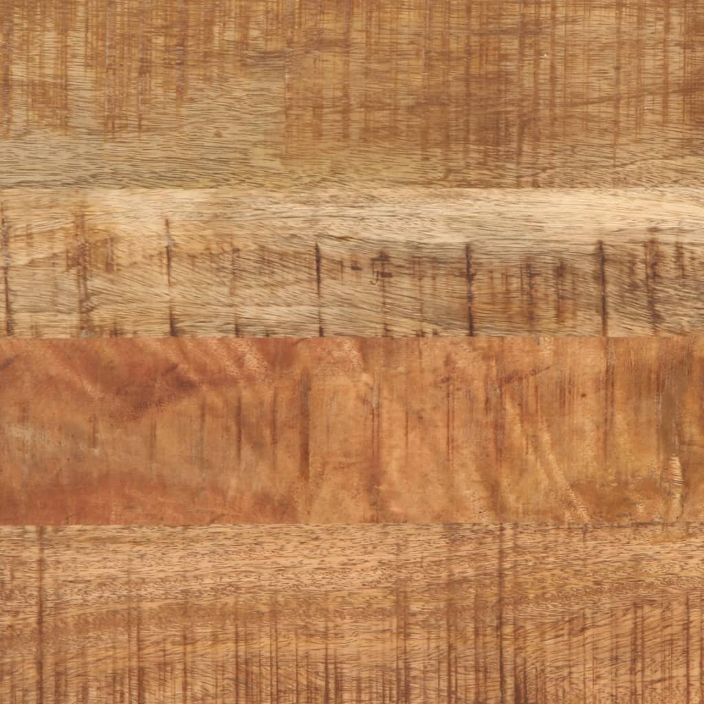 Scarpiera 110x35x53 cm in Legno Massello di Mango Grezzo