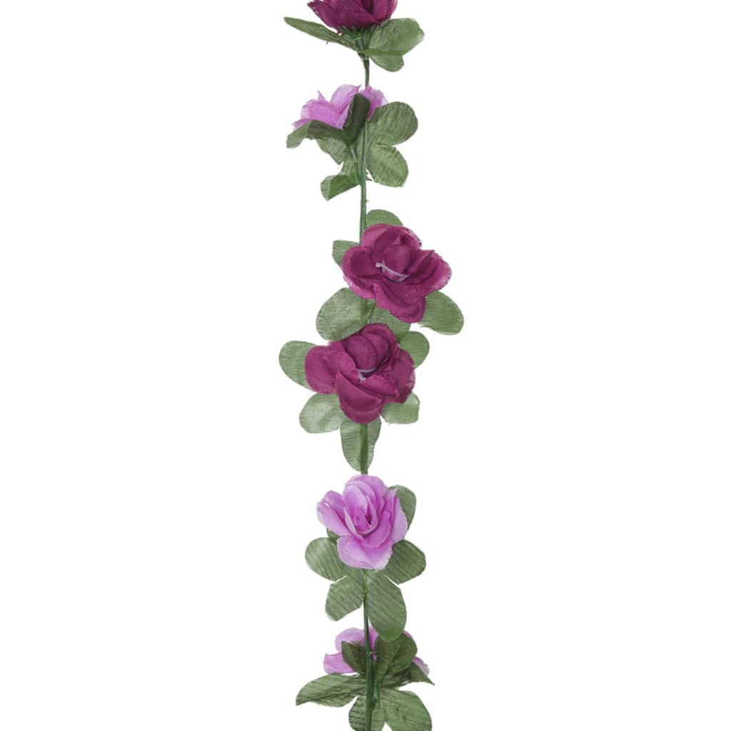 Ghirlande Fiori 6 pz Viola Chiaro 250 cm