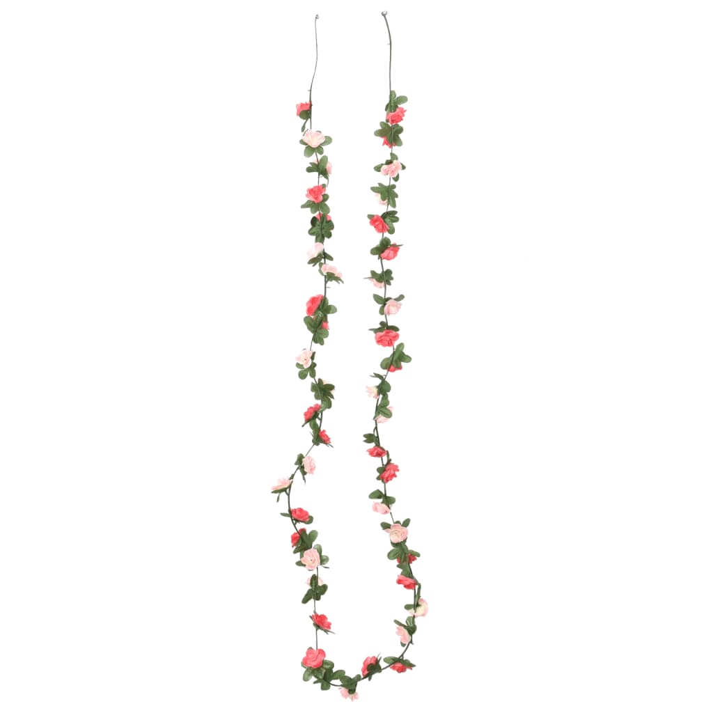 Ghirlande Fiori 6 pz Rosa Primavera 250 cm