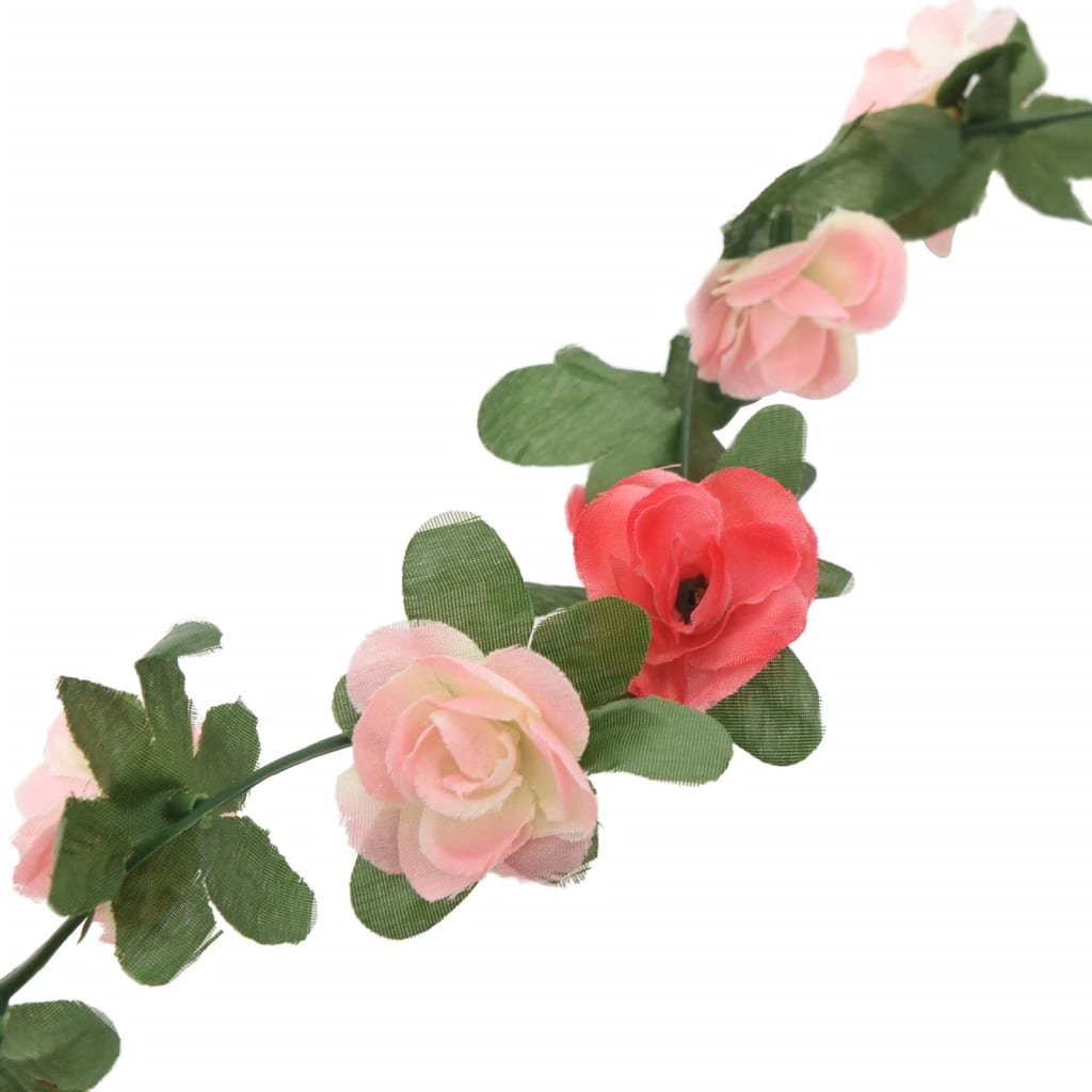 Ghirlande Fiori 6 pz Rosa Primavera 250 cm
