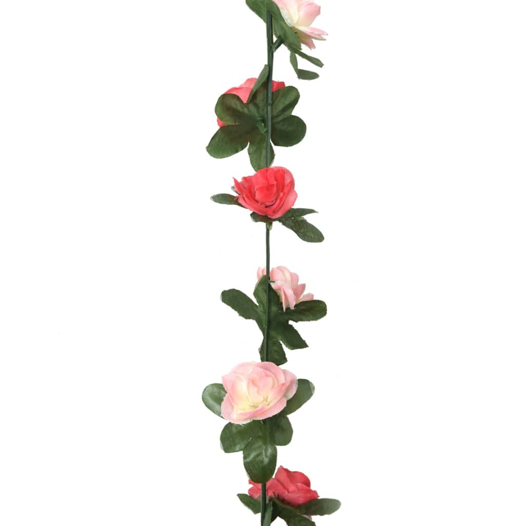 Ghirlande Fiori 6 pz Rosa Primavera 250 cm