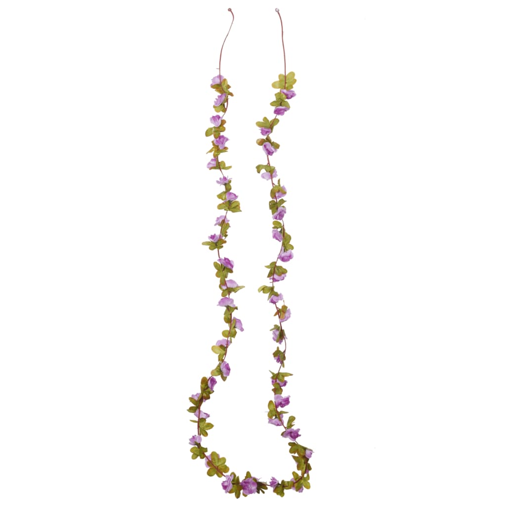 Ghirlande Fiori 6 pz Viola Chiaro 250 cm
