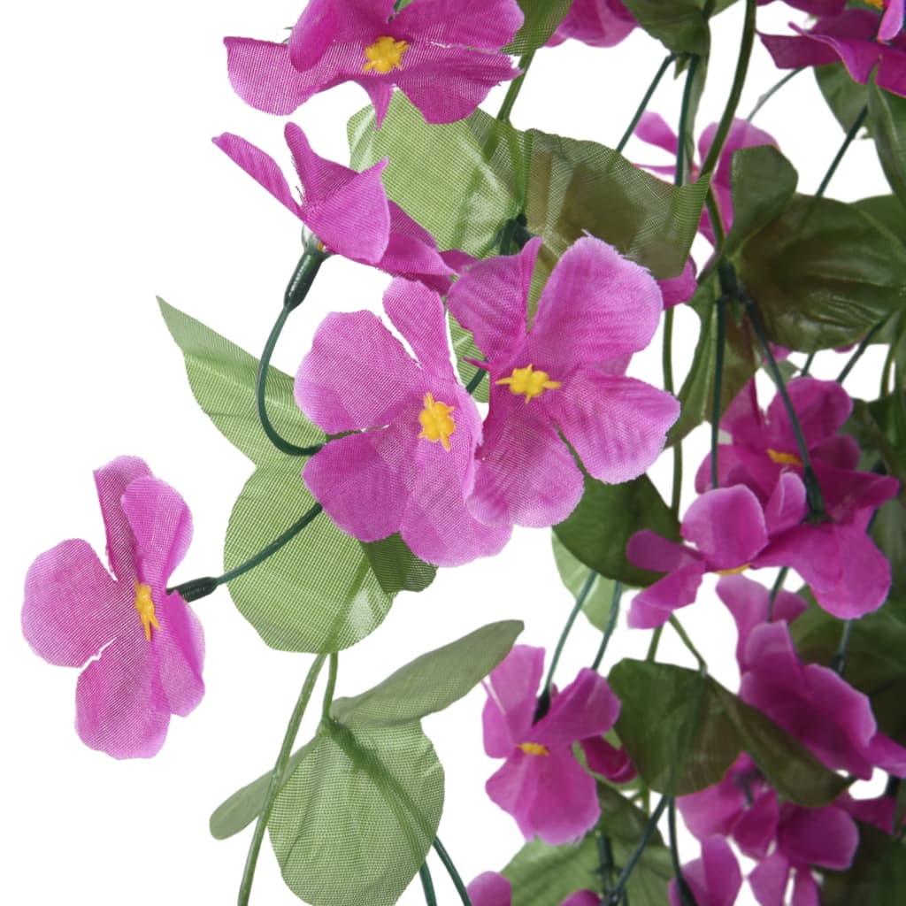 Ghirlande Fiori 3 pz Viola Chiaro 85 cm