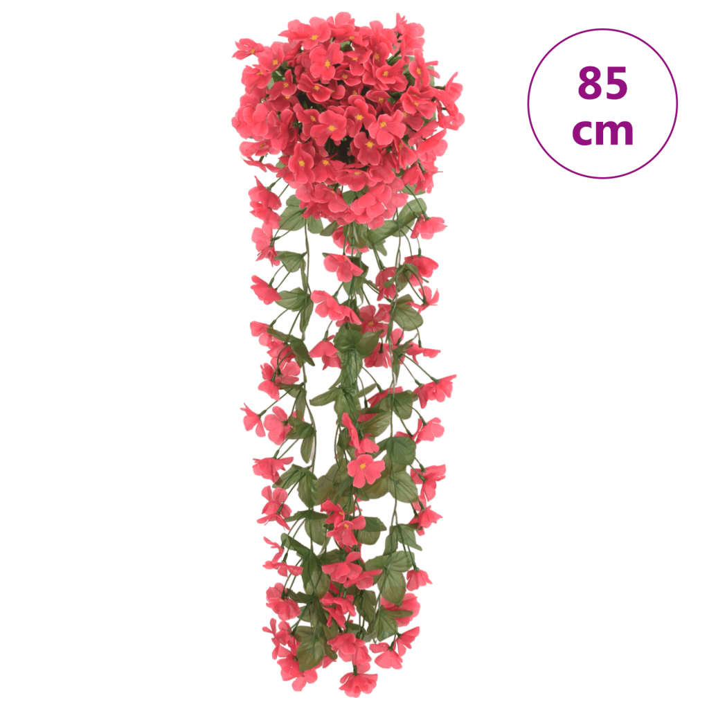 Ghirlande Fiori 3 pz Rosa 85 cm