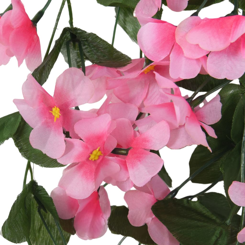 Ghirlande Fiori 3 pz Rosa 85 cm