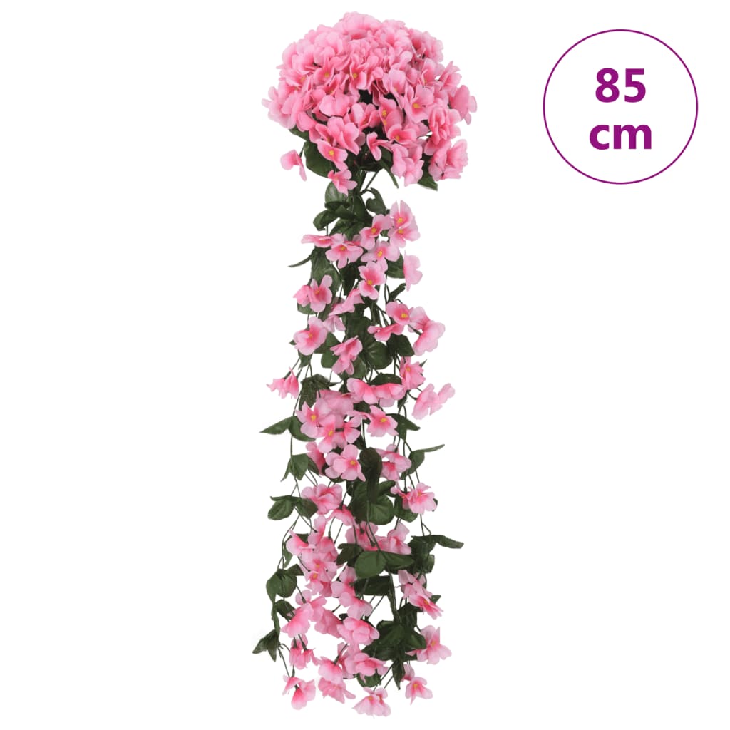Ghirlande Fiori 3 pz Rosa 85 cm