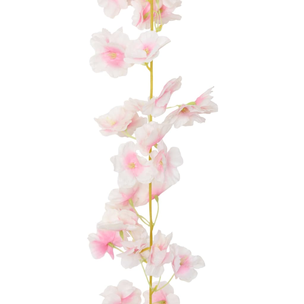 Ghirlande Fiori 6 pz Rosa Chiaro 180 cm