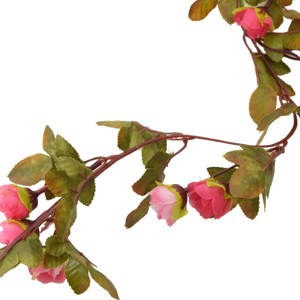 Ghirlande Fiori 6 pz Rosé 215 cm
