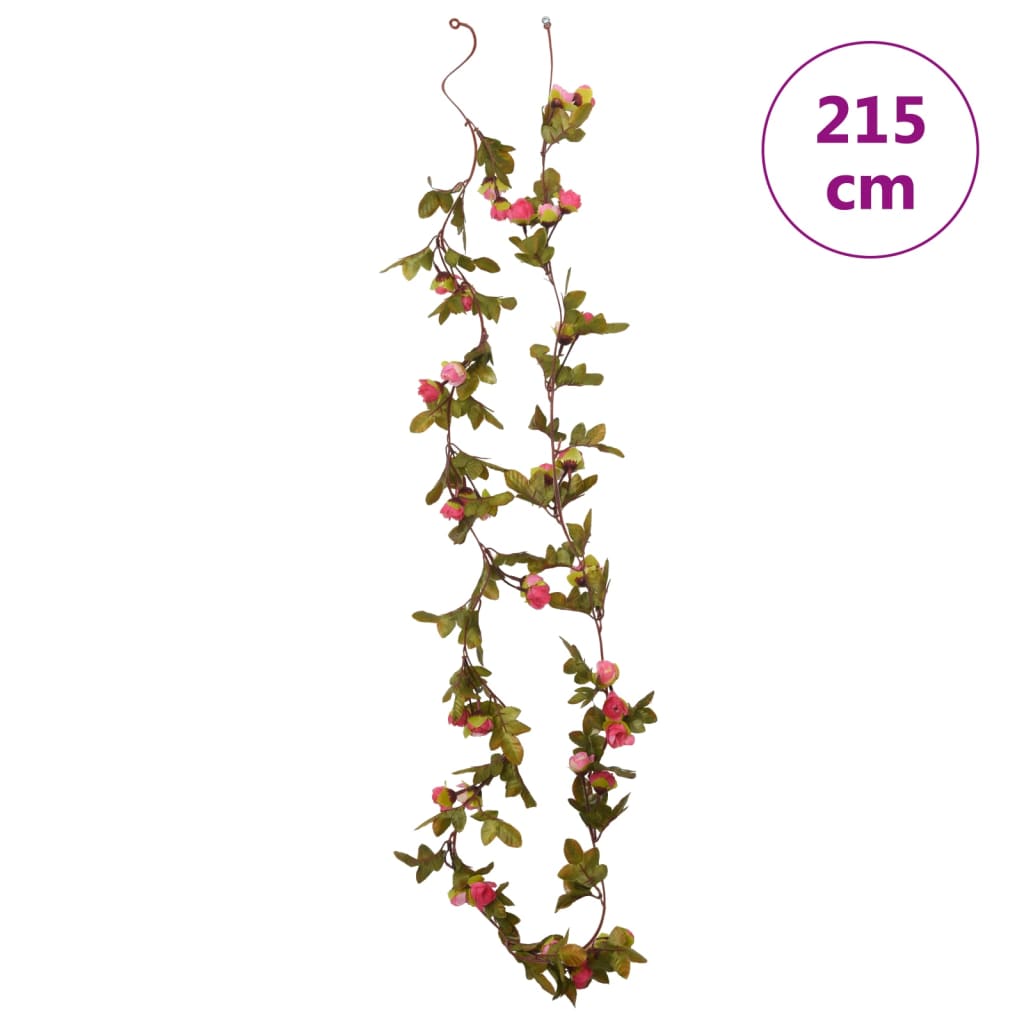 Ghirlande Fiori 6 pz Rosé 215 cm