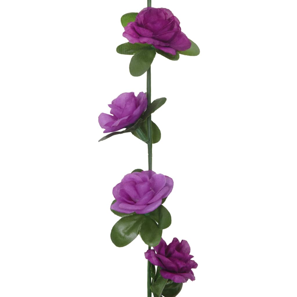 Ghirlande Fiori 6 pz Viola Chiaro 240 cm