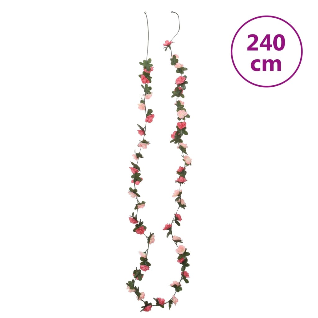 Ghirlande Fiori 6 pz Rosé 240 cm