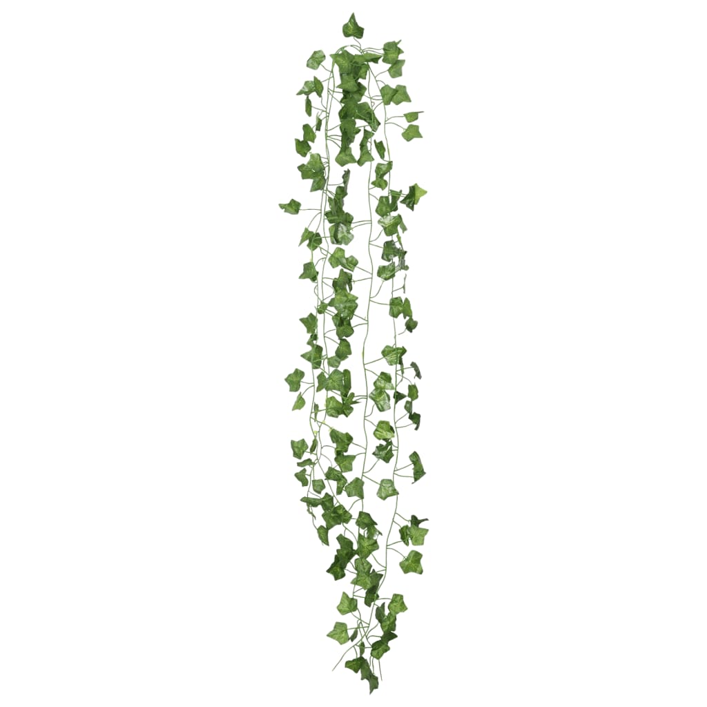 Ghirlande di Edera per 24 pz Verde 200 cm