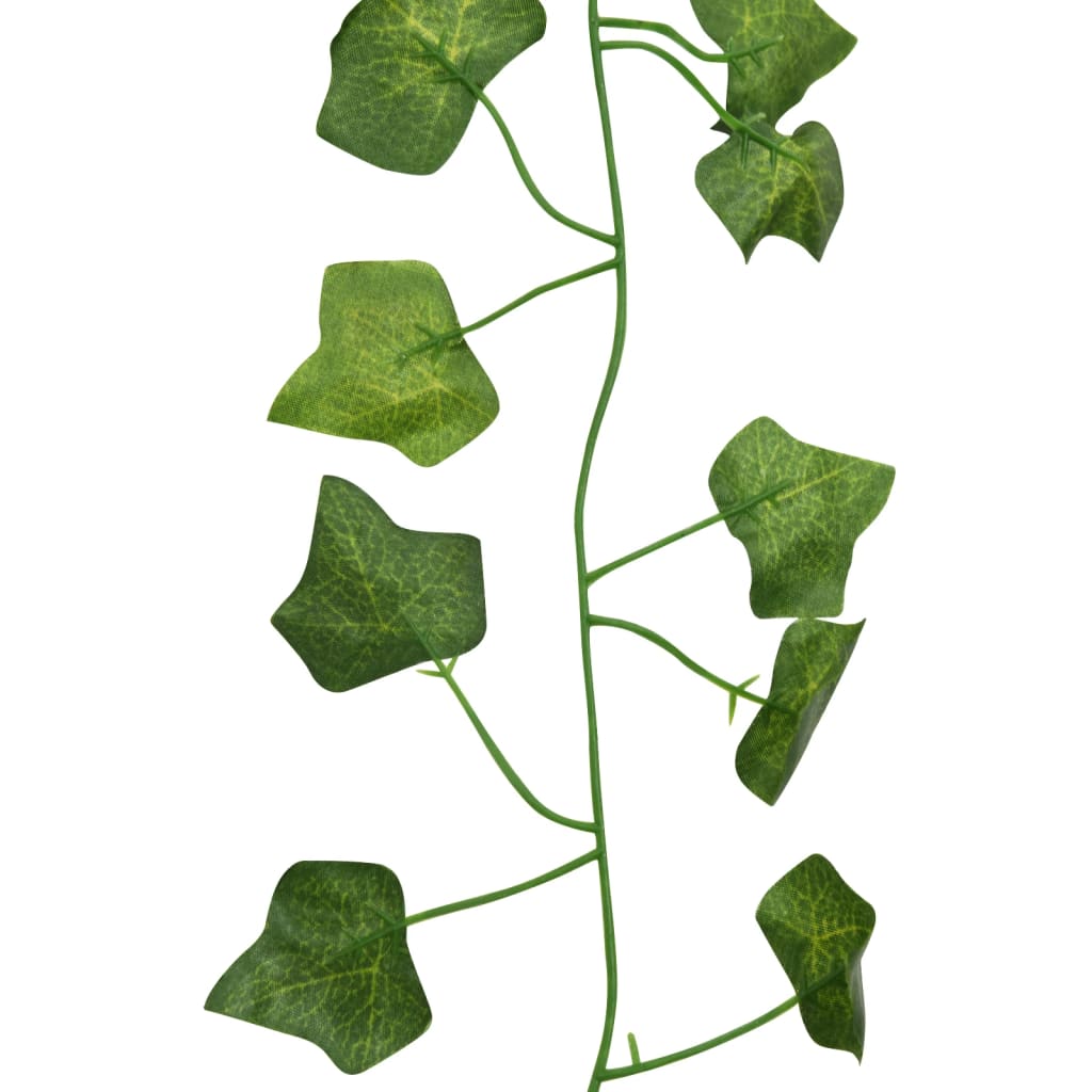 Ghirlande di Edera per 24 pz Verde 200 cm
