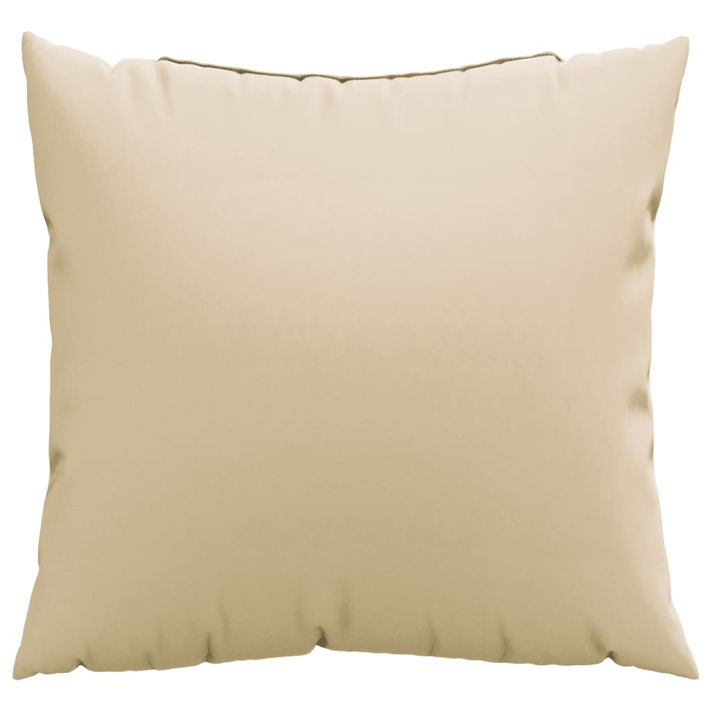 Cuscini per Divano 4 pz Beige 40x40 cm in Tessuto