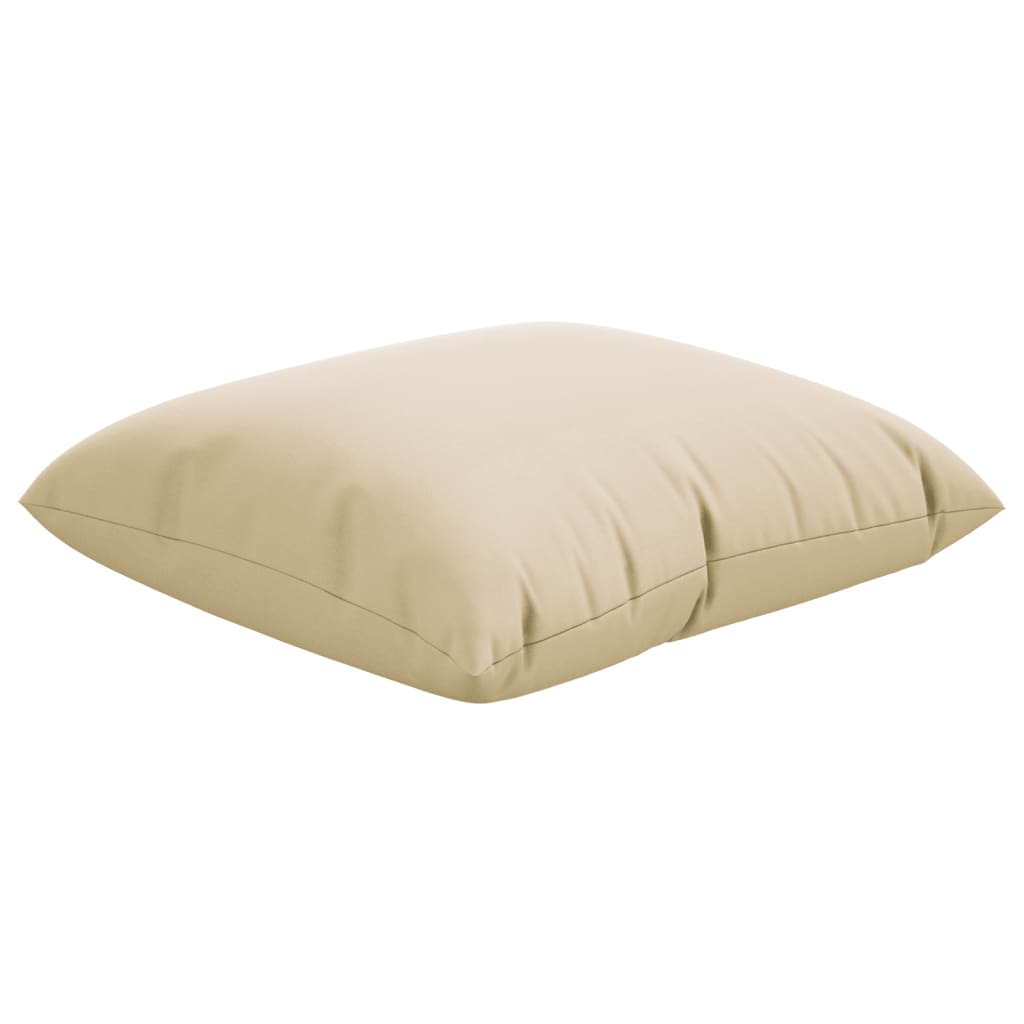 Cuscini per Divano 4 pz Beige 40x40 cm in Tessuto