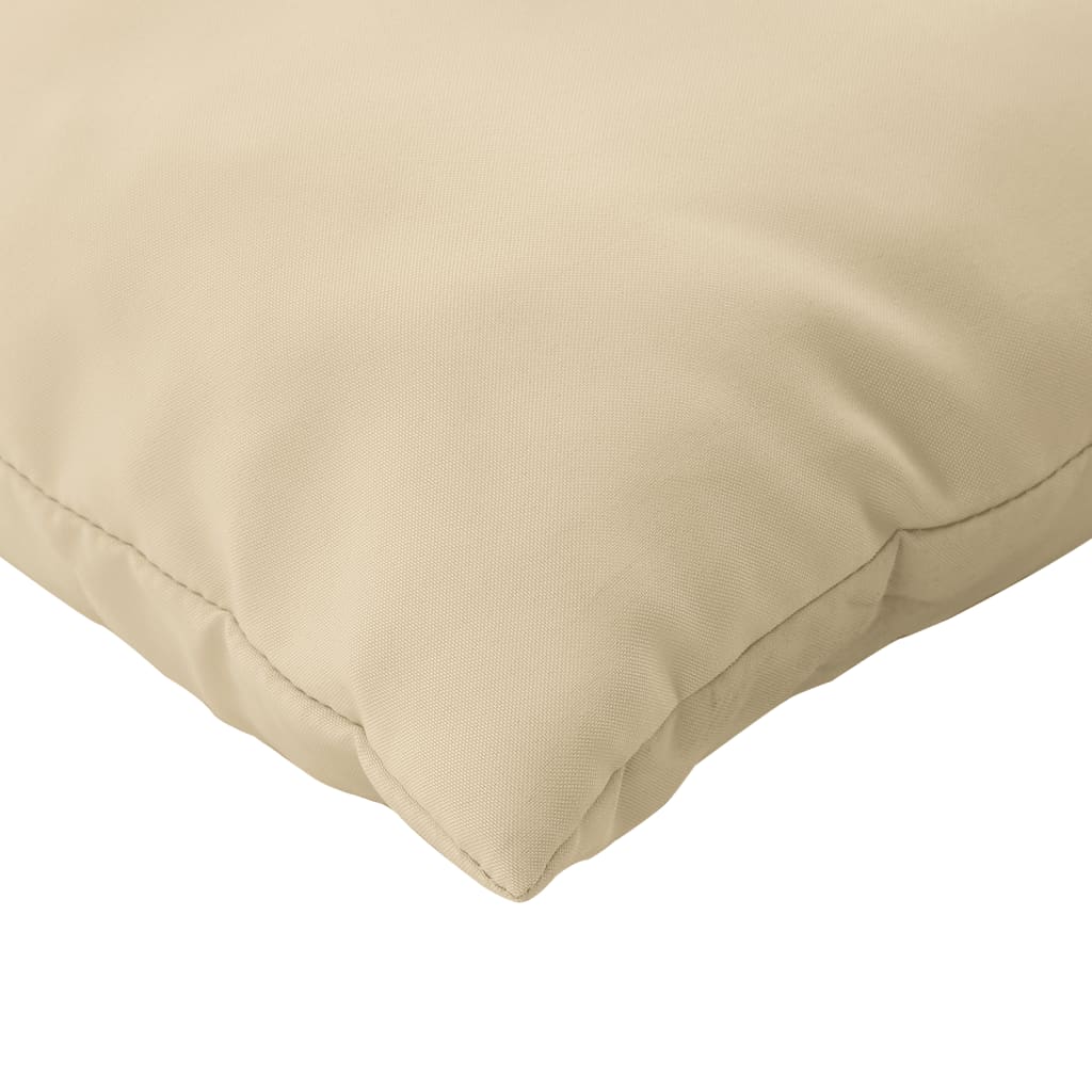 Cuscini per Divano 4 pz Beige 40x40 cm in Tessuto