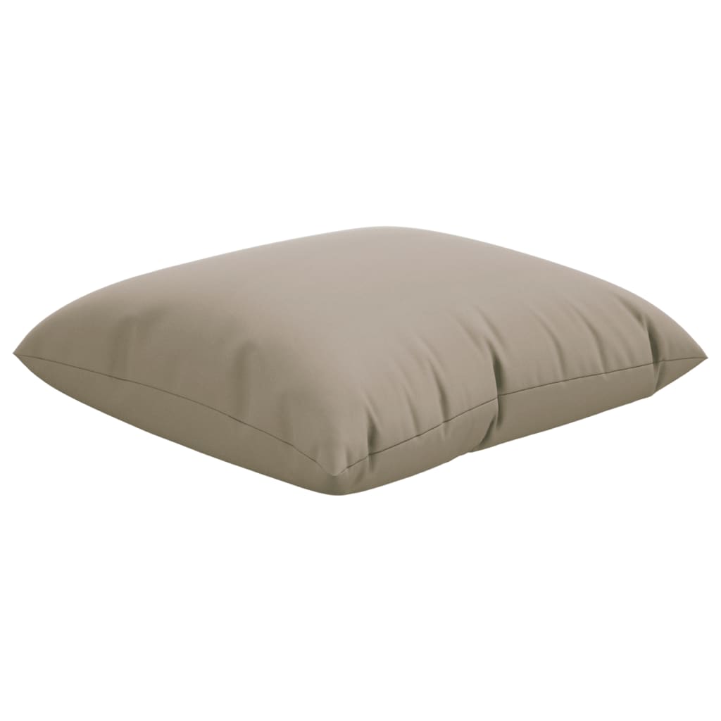Cuscini per Divano 4 pz Tortora 60x60 cm in Tessuto