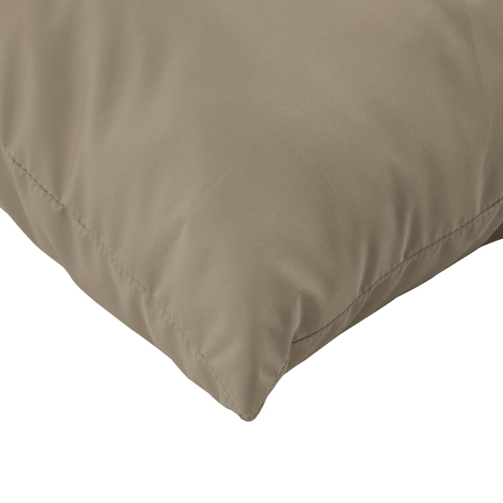 Cuscini per Divano 4 pz Tortora 60x60 cm in Tessuto