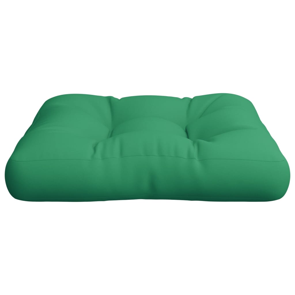 Cuscino per Pallet Verde 50x50x12 cm in Tessuto