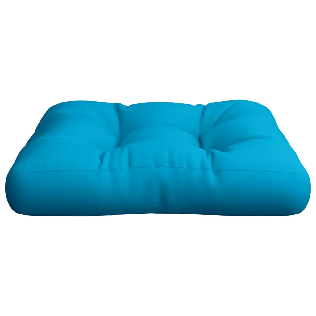 Cuscino per Pallet Blu 60x60x12 cm in Tessuto