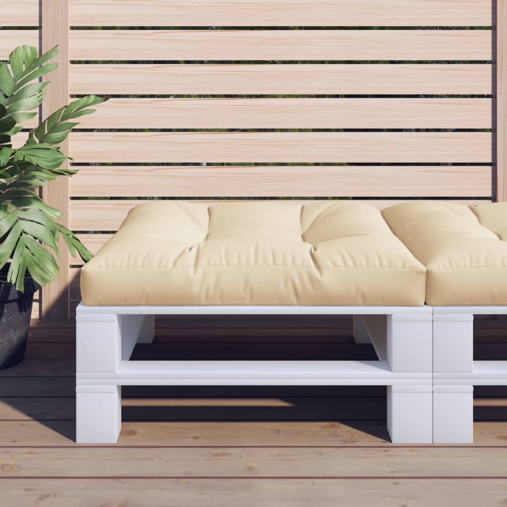 Cuscino per Pallet Beige 70x70x12 cm
