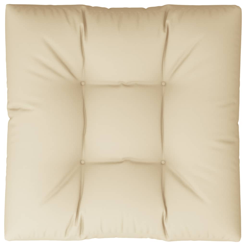 Cuscino per Pallet Beige 70x70x12 cm