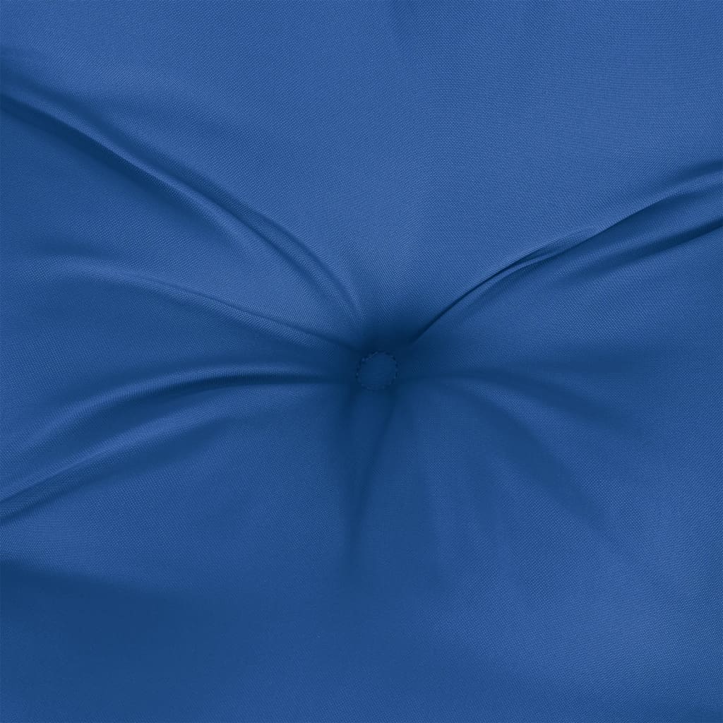 Cuscino per Pallet Blu Reale 70x70x12 cm in Tessuto
