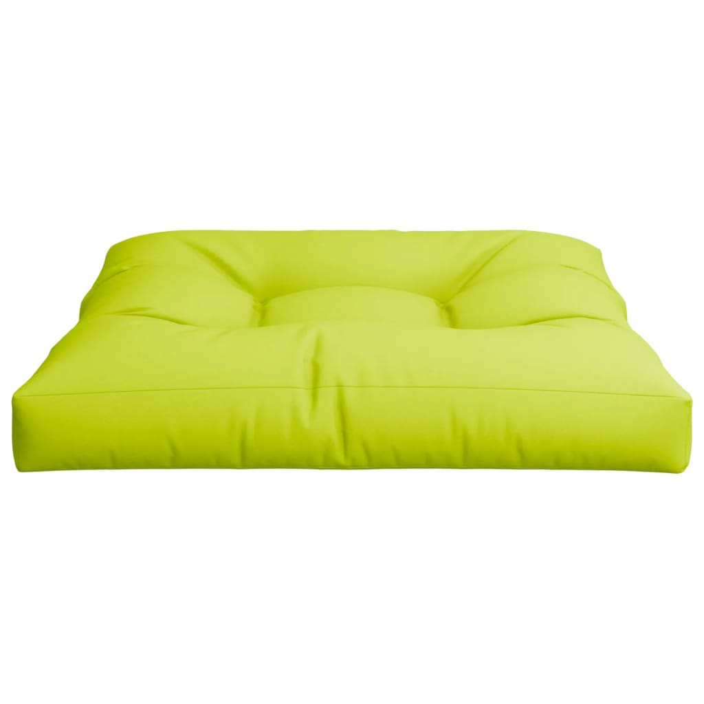 Cuscino per Divano Pallet Verde Brillante 80x80x12 cm