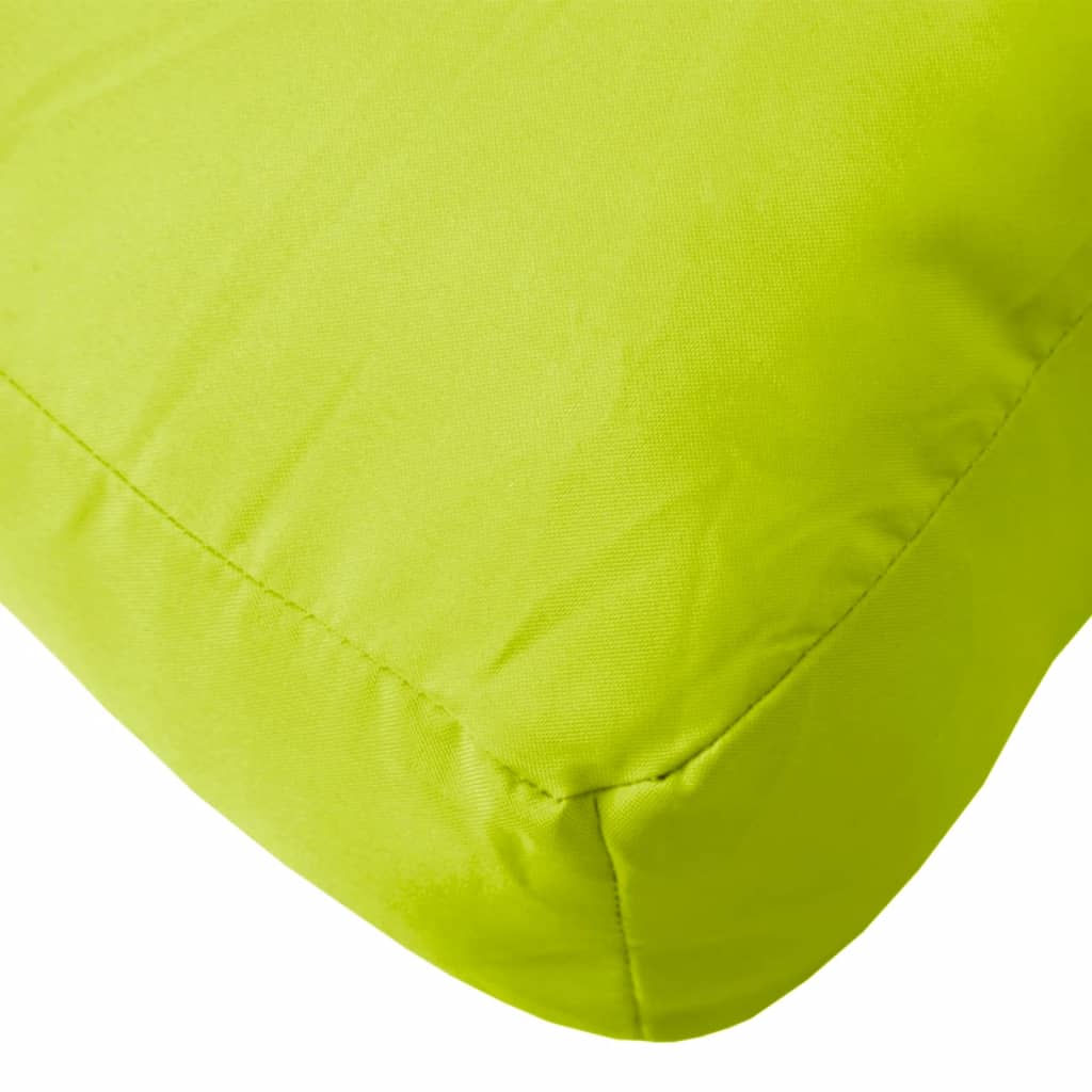 Cuscino per Divano Pallet Verde Brillante 80x80x12 cm
