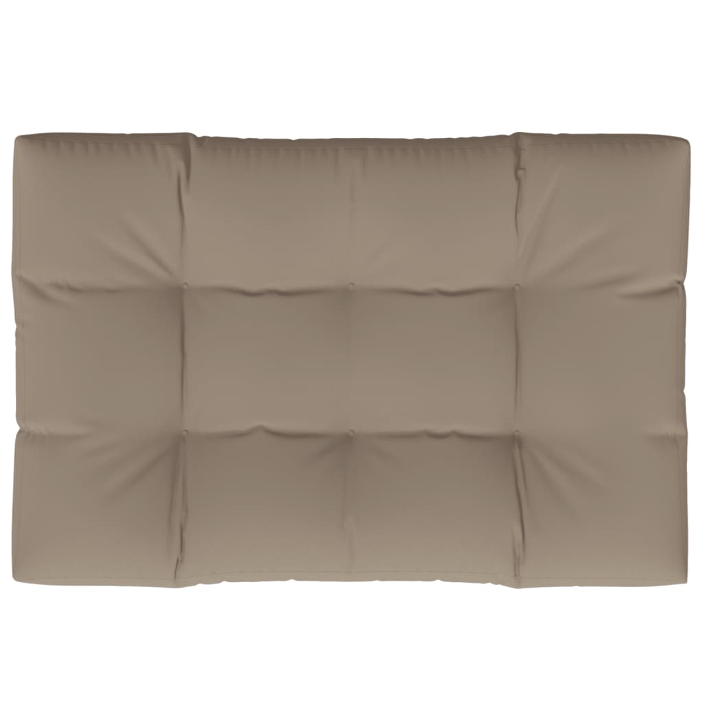 Cuscino per Pallet Tortora 120x80x12 cm in Tessuto
