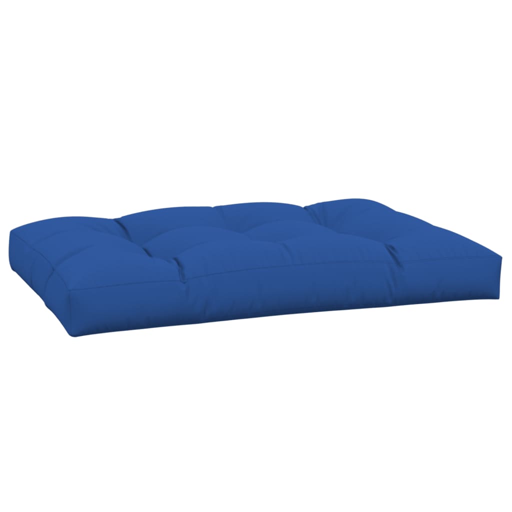 Cuscino per Pallet Blu Reale 120x80x12 cm in Tessuto