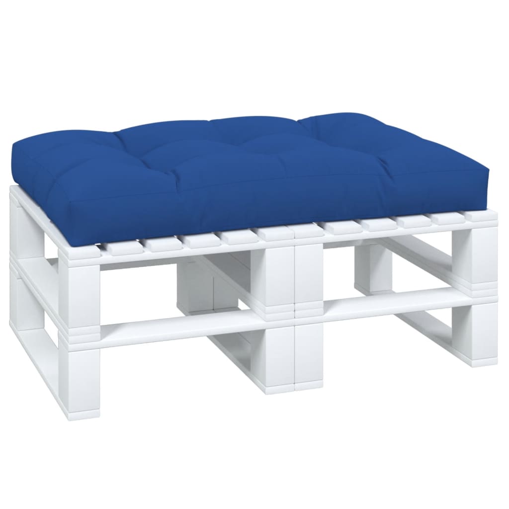 Cuscino per Pallet Blu Reale 120x80x12 cm in Tessuto