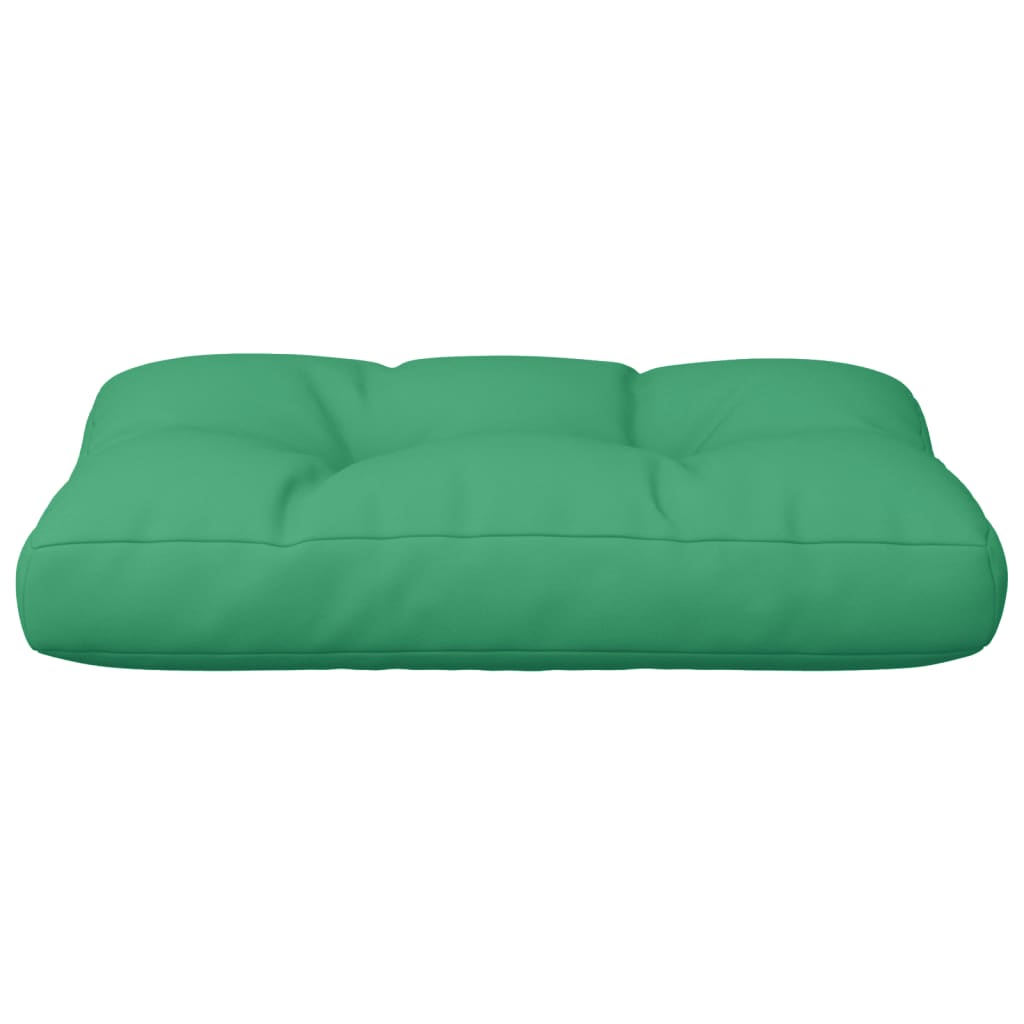 Cuscino per Pallet Verde 50x40x12 cm in Tessuto