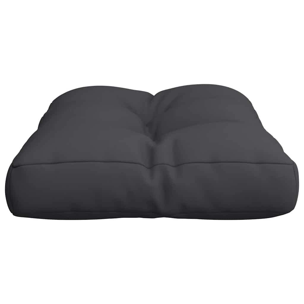 Cuscino per Pallet Nero 50x40x12 cm in Tessuto