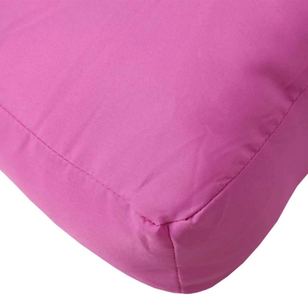 Cuscino per Pallet Rosa 50x40x12 cm Tessuto