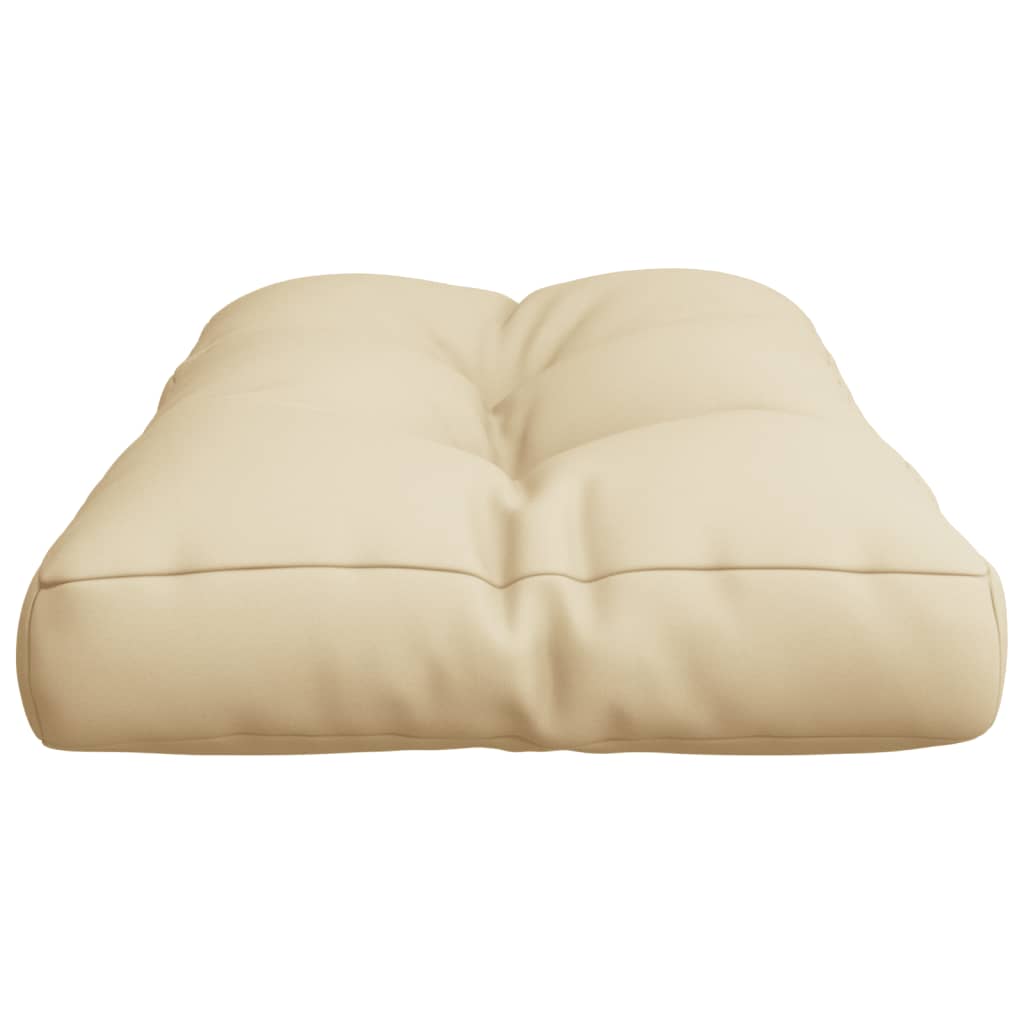 Cuscino per Pallet Beige 70x40x12 cm in Tessuto