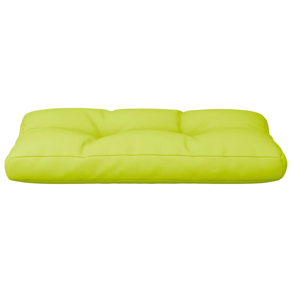 Cuscino per Pallet Verde Brillante 80x40x12 cm in Tessuto